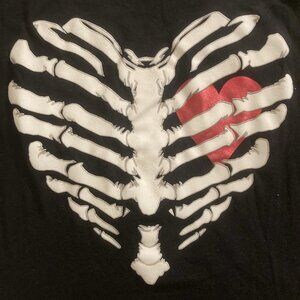 Glow in the dark skeleton pajamas size M